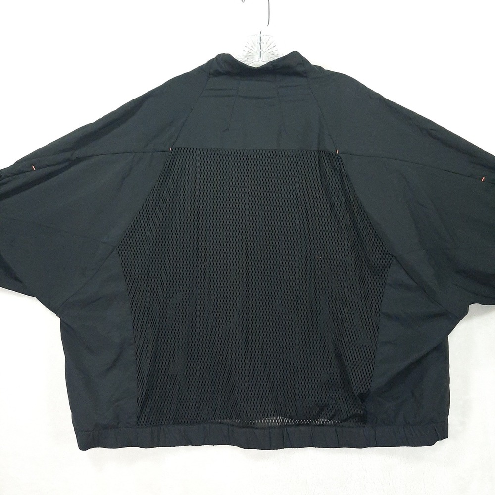 Adidas Primeblue Windbreaker Mens 4XL Black Full Zip Mesh Back Ruched Sleeves - Picture 5 of 16
